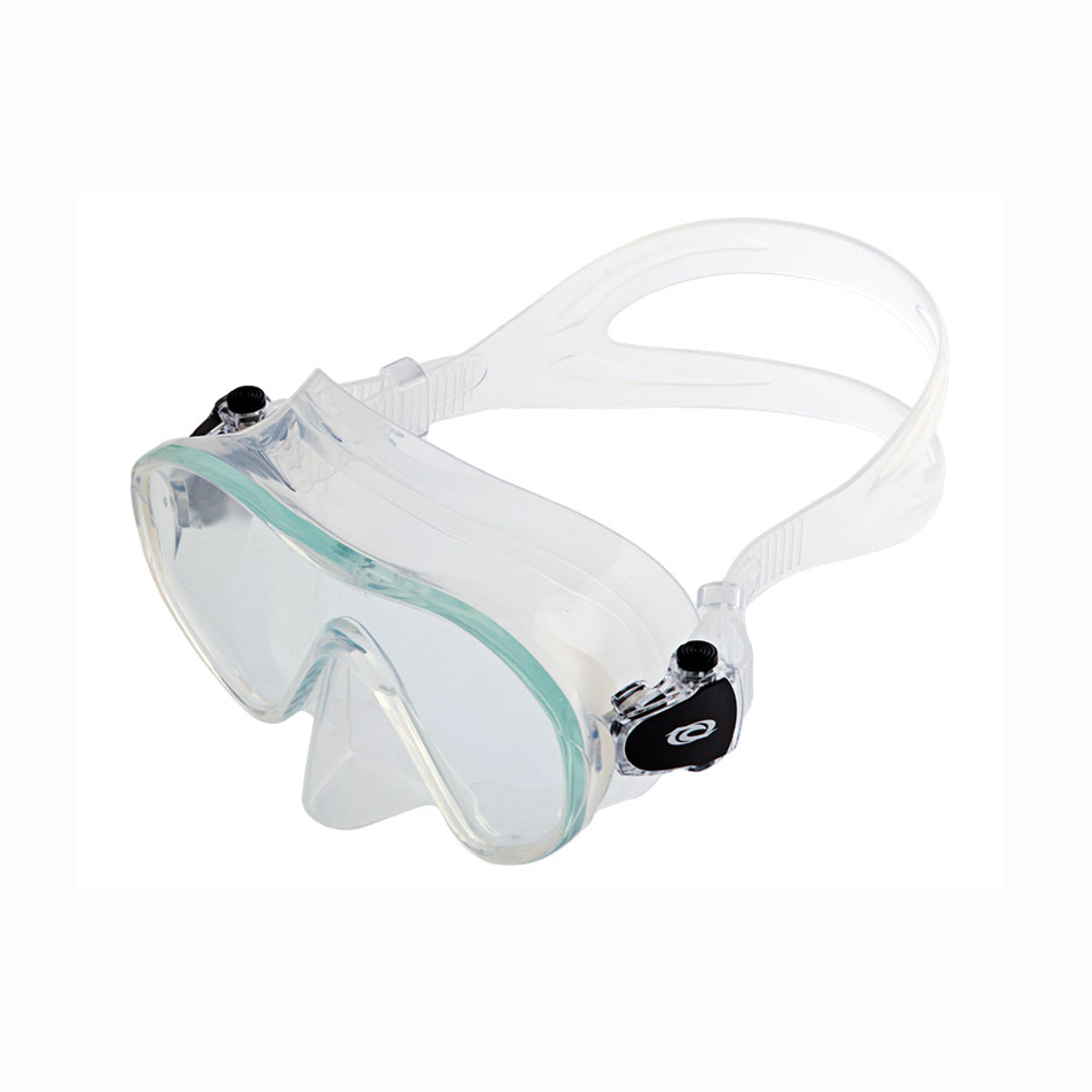Aropec M1-K102 Single Lens Frameless Dive Mask (Teal Green)