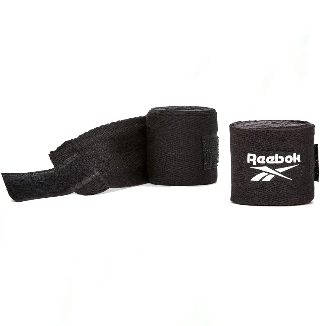 Reebok RSCB-12005BK Hand Wraps 2.5m (Black)