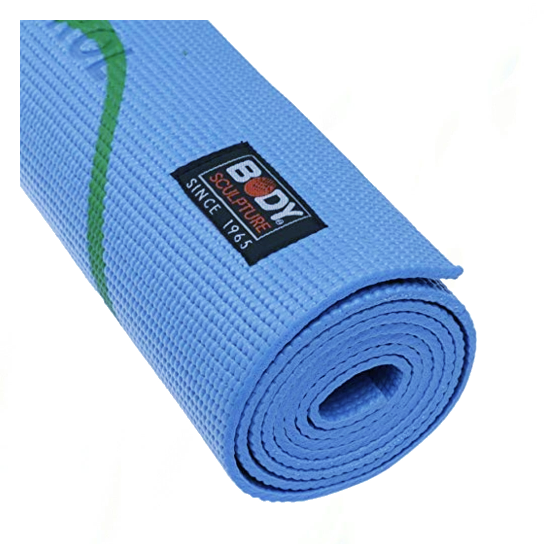 Body Sculpture  BB-8300DBL-S Yoga Mat/Exercise Mat - 6mm (Blue)