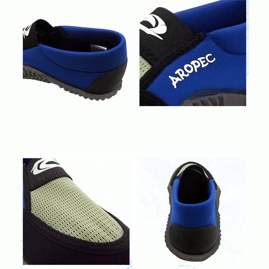 Aropec BT-141C-BU Kids Aqua Shoes - Blue (Size 18)