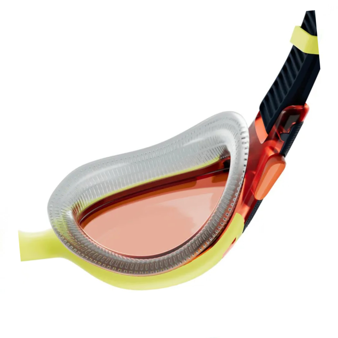 Speedo 8-00233214507 Biofuse 2.0 Swim Goggles (True Navy / Hyper Orange)