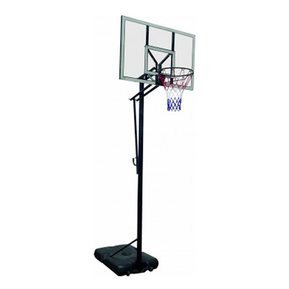 LA Hoops 68708P 48 inch (122cm) Steel Frame 3MM PC Backboard And Handrail-lifting System