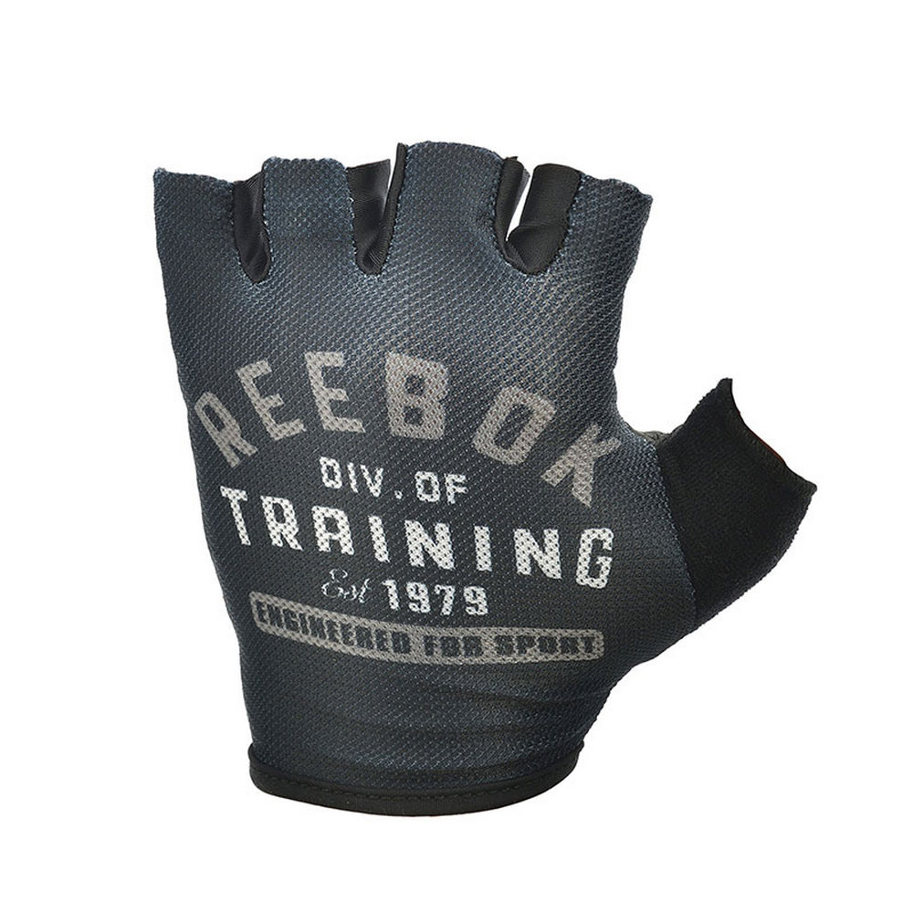 Reebok RAGB-11234DT Div of Training Fingerless Training Gloves (Large)