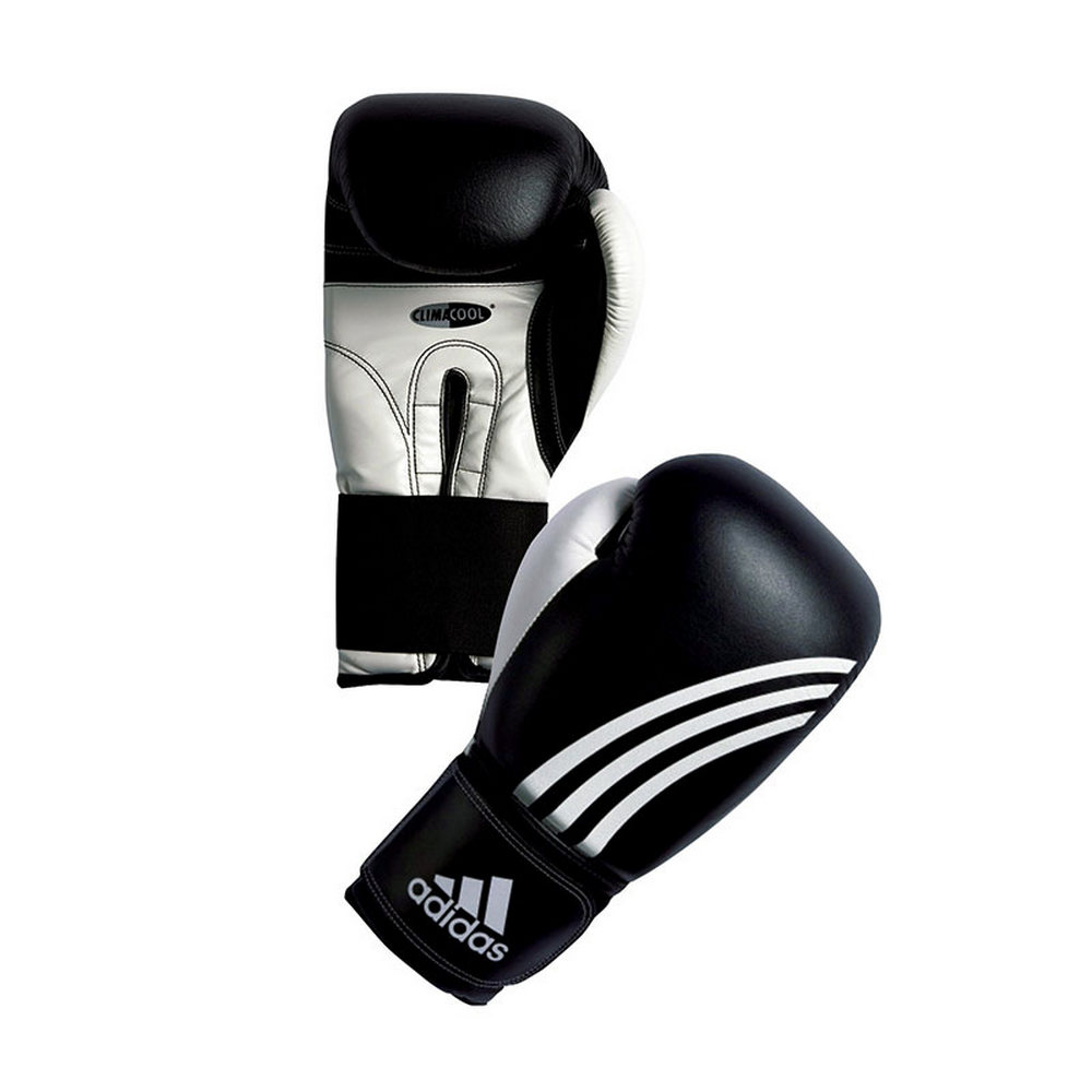 Adidas ADIBC01 Performer Boxing Gloves - Size 12oz (Black/White)