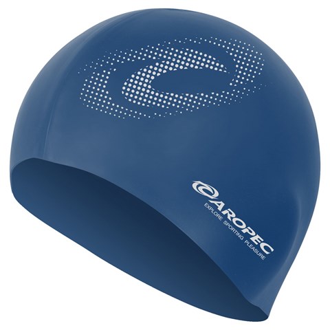 Aropec CAP-GR1 Adult Silicone Volume Swim Cap (Blue)