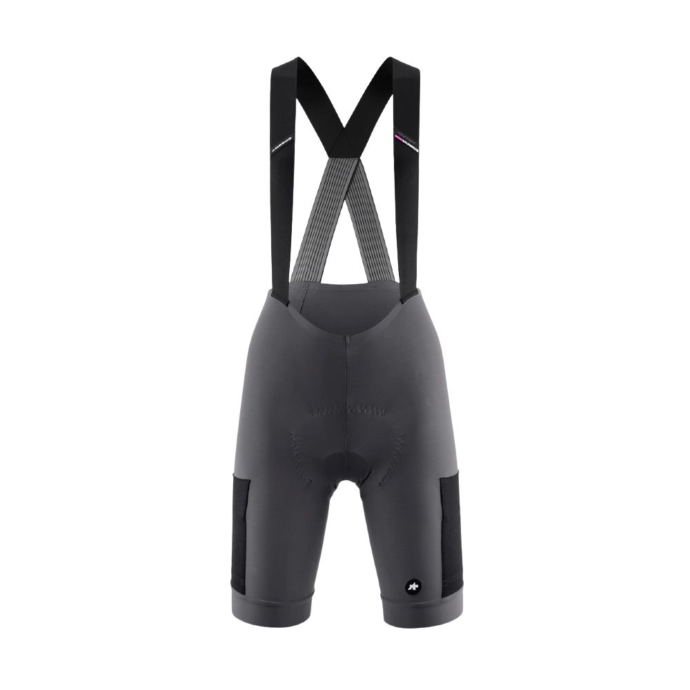 ASSOS 52.10.137.1U.XS TACTICA Kieskäfer Women’s Bib Shorts T5 - Robust Grey (XS)