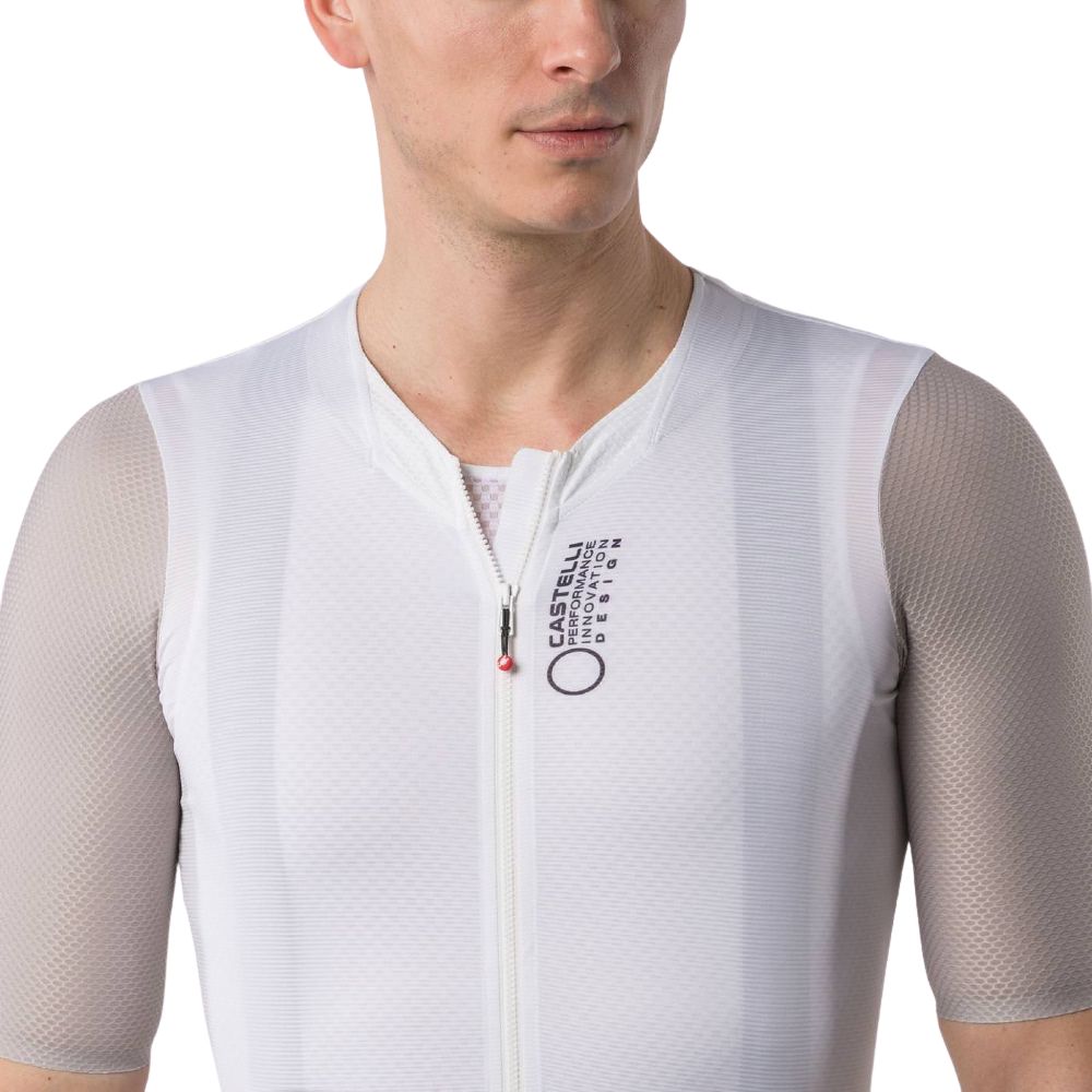 Castelli 4526009-065 Corretto Men's Jersey 2026 - Ivory / Clay-Black (S)