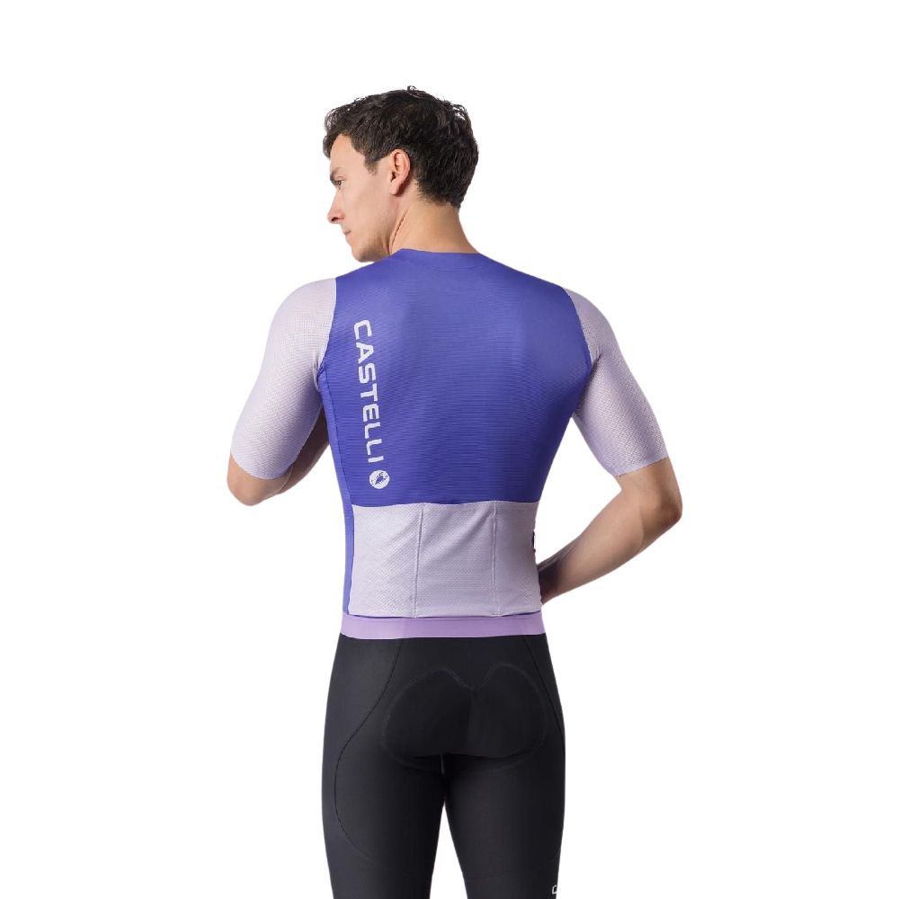 Castelli 4526009-501 Corretto Men's Jersey '26 - Ultraviolet / Purple Mist-White (XL)