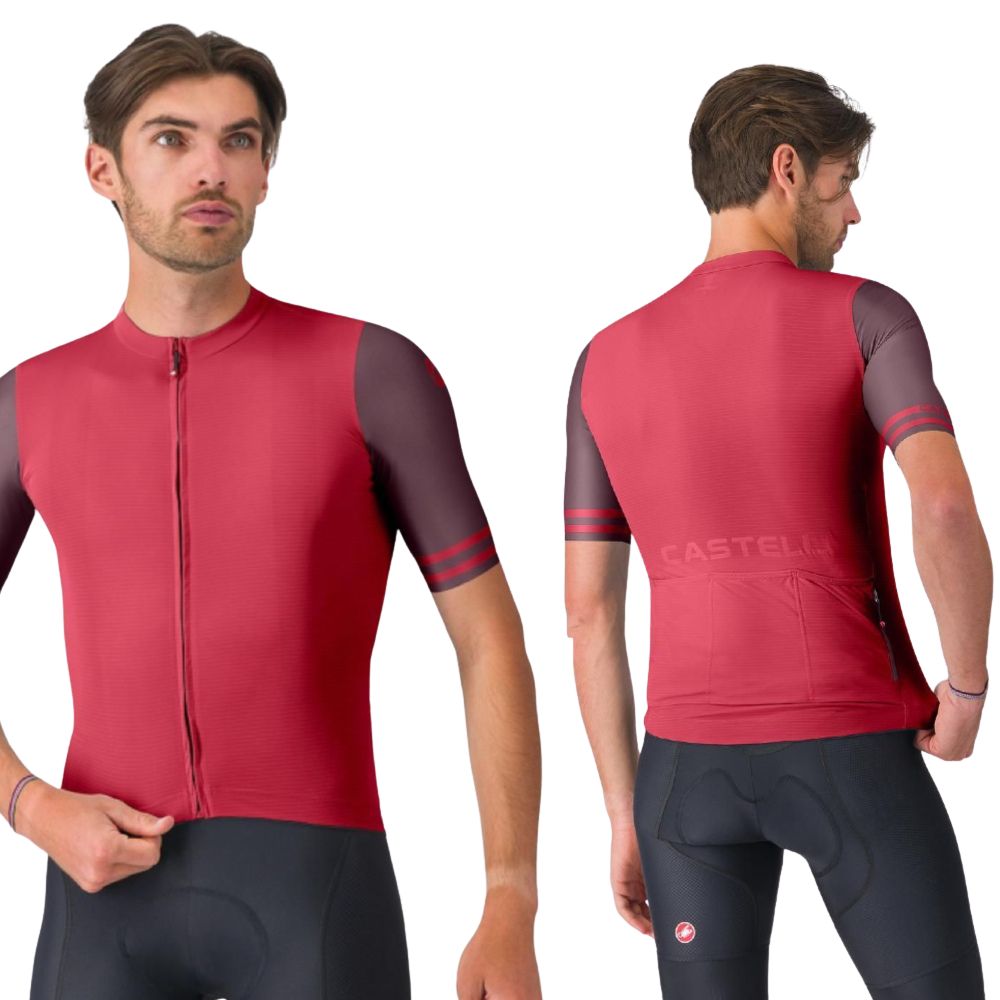 Castelli 4526015-645 Prologo Lite 2 Jersey '26 - Red / Bordeaux (S)