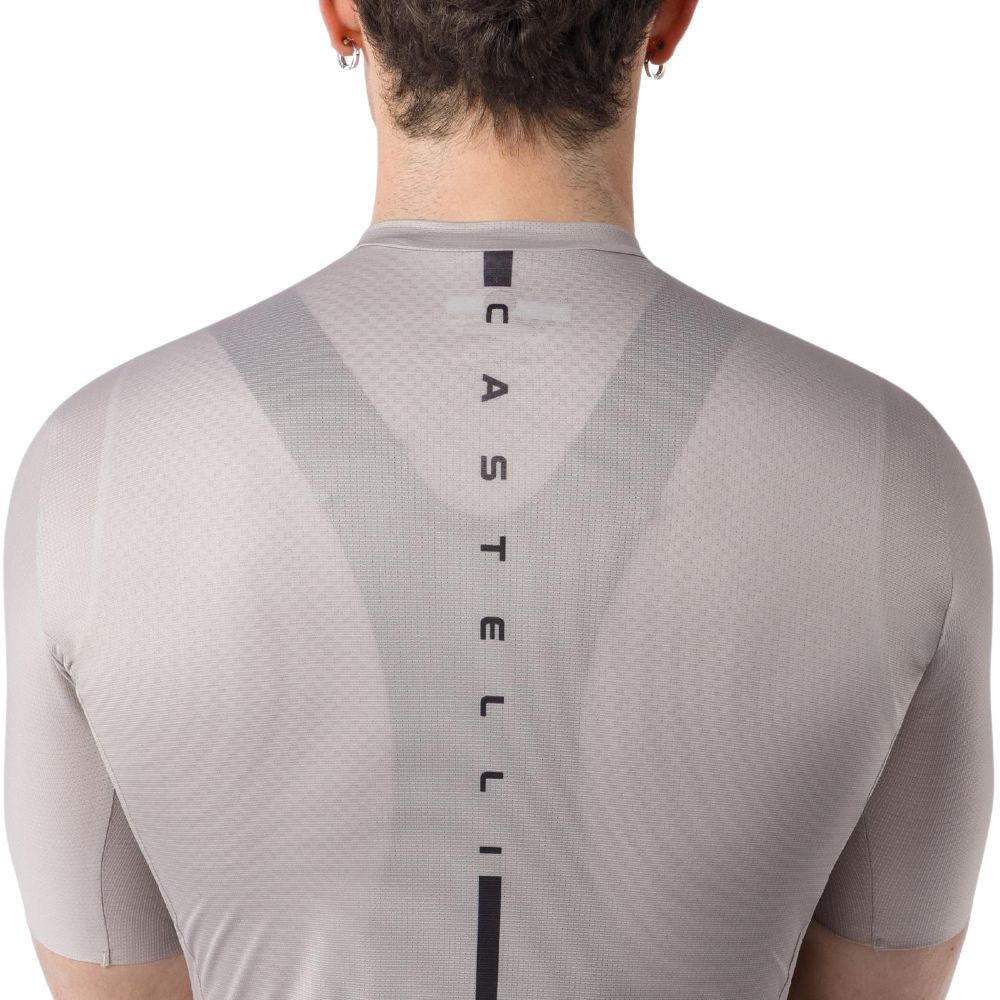 Castelli 4526017-294  Drittone Logo Jersey '26 - Clay / Belgian Blue (XL)