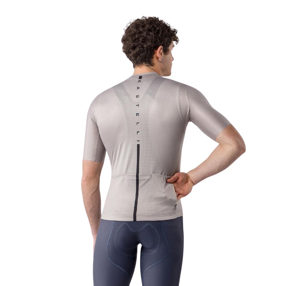 Castelli 4526017-294  Drittone Logo Jersey '26 - Clay / Belgian Blue (XL)
