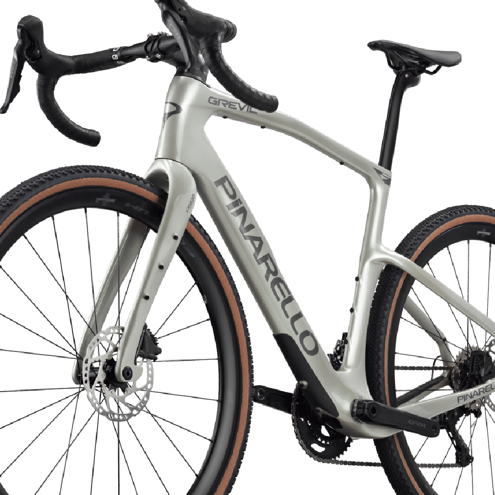 Pinarello 126PIG51PI030102 Grevil F1 Shimano GRX 610 Carbon Gravel Bike 2026 - Comet Silver (50 cm)