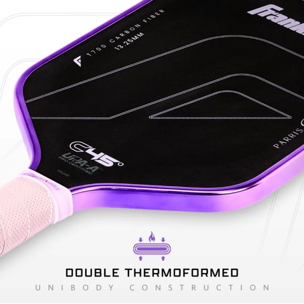 Franklin 59246 C45° Parris Todd Signature Pickleball Paddle - 13.25mm (Lilac)