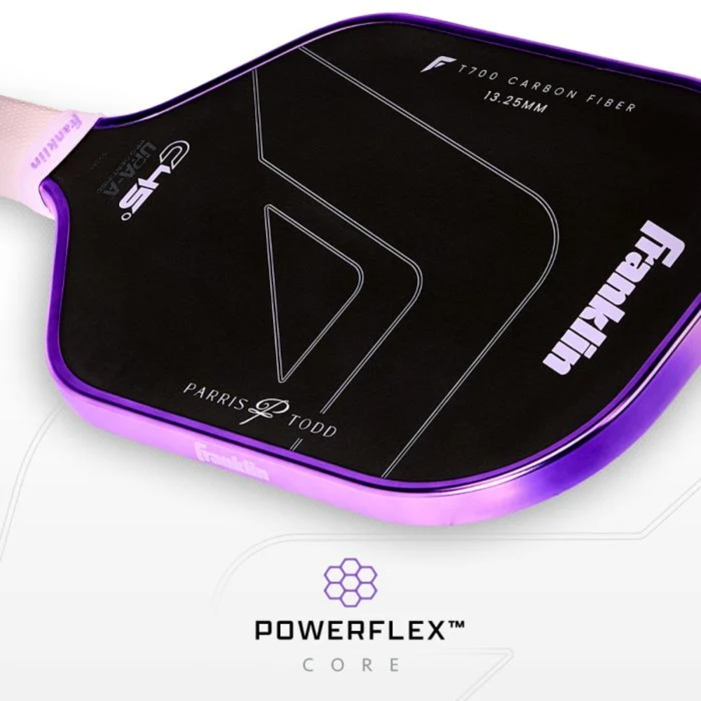 Franklin 59246 C45° Parris Todd Signature Pickleball Paddle - 13.25mm (Lilac)