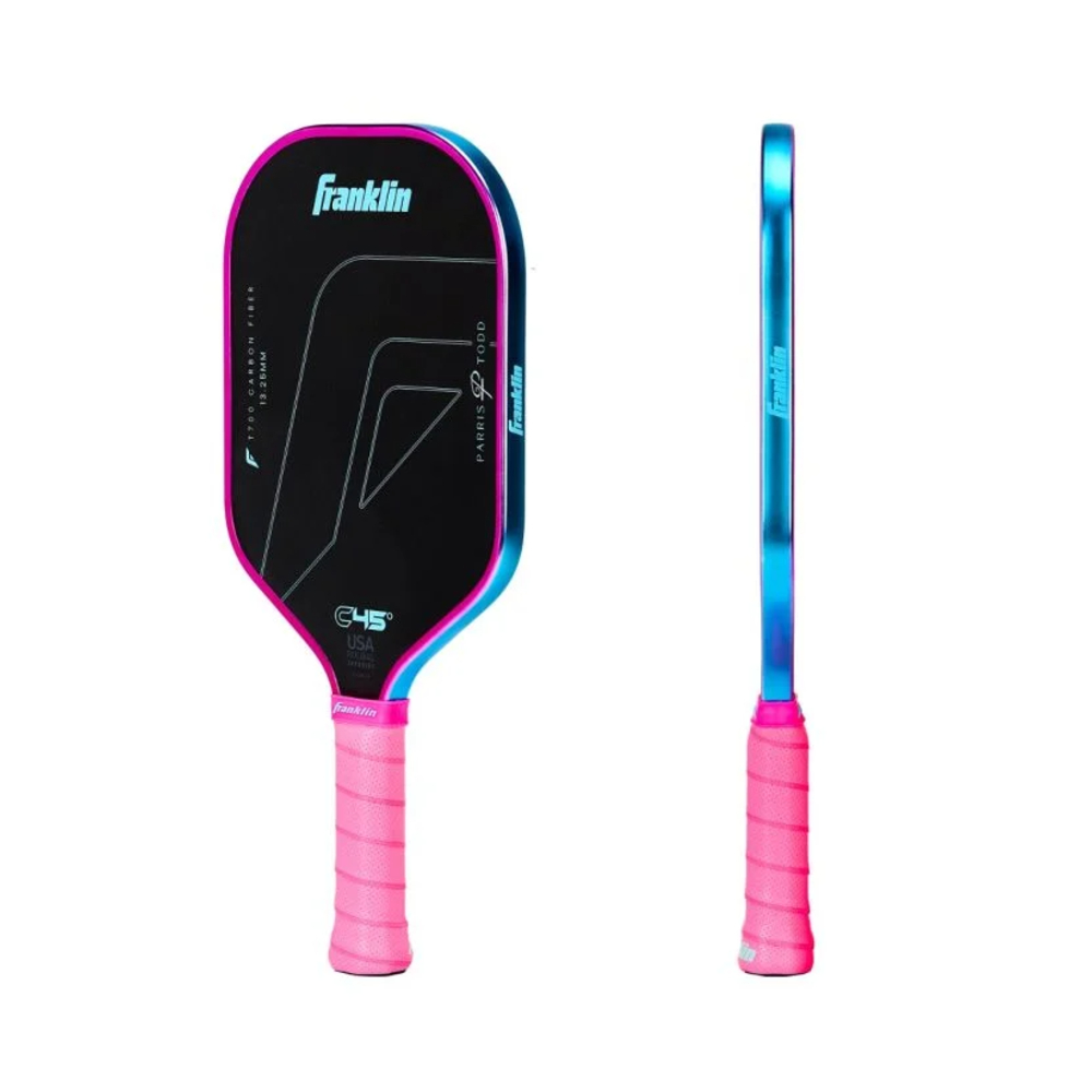 Franklin 59246C1 C45° Parris Todd Signature Pickleball Paddle - 13.25mm (Pink/Blue)