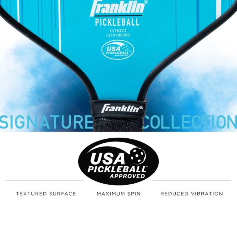 Franklin 52985C2 Signature Pro Series 16mm Pickleball Paddle (Blue)