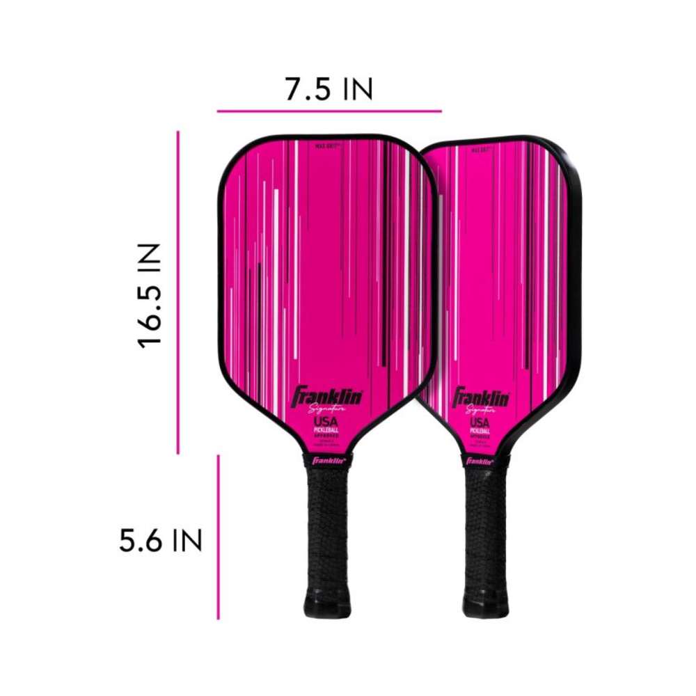 Franklin 52985C3 Signature Pro Series 16MM Pickleball Paddle (Pink)