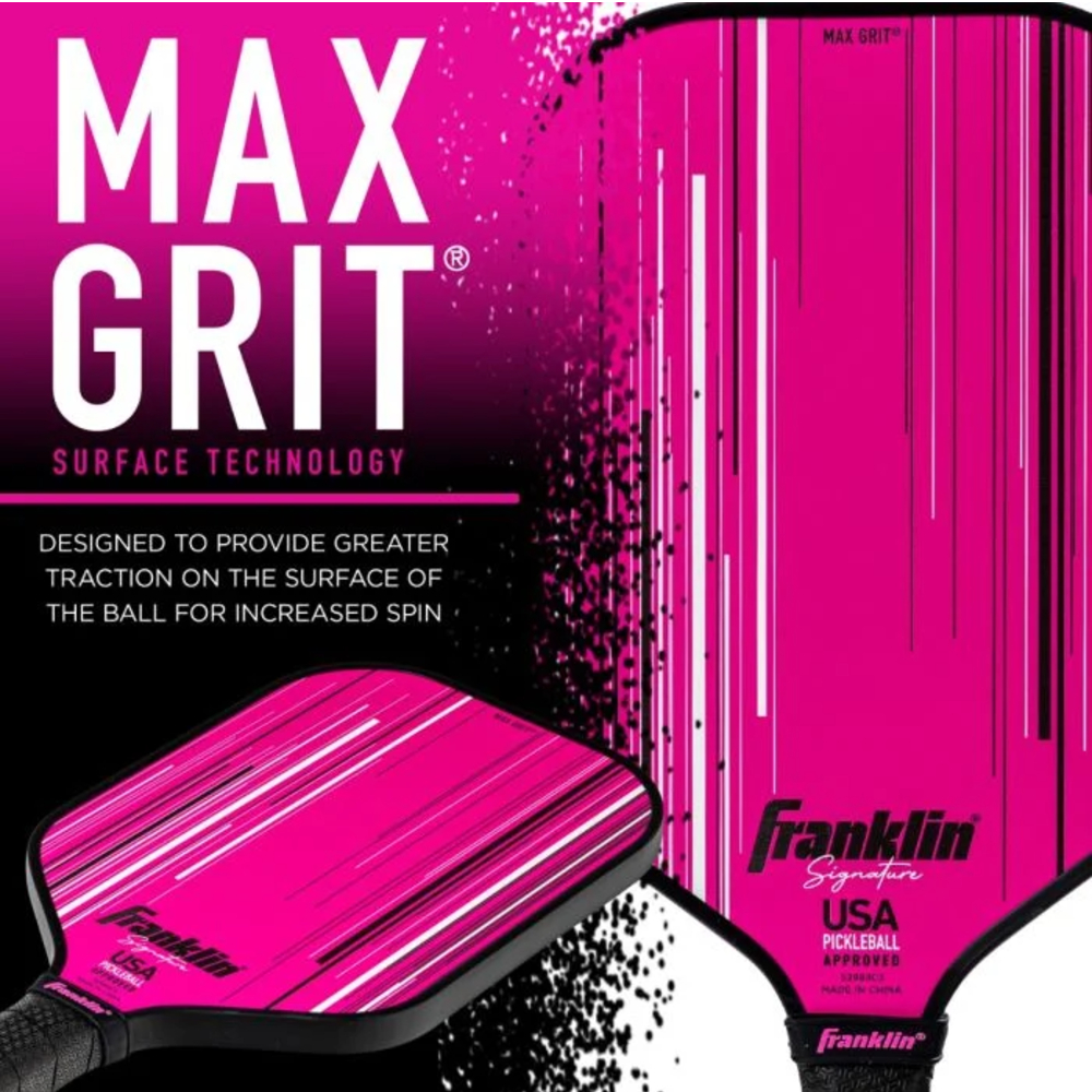 Franklin 52985C3 Signature Pro Series 16MM Pickleball Paddle (Pink)
