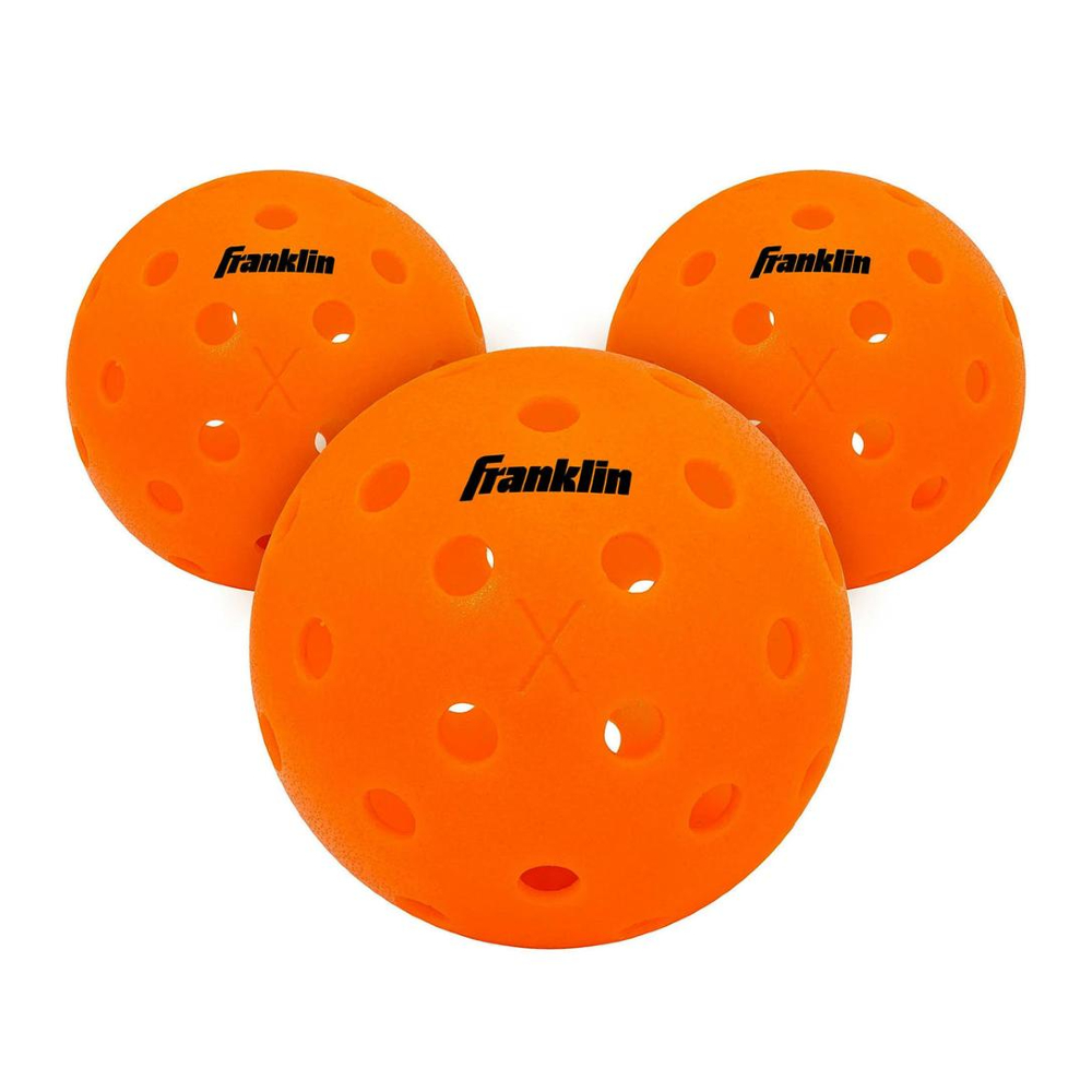 Franklin 52954 X-40 Outdoor Pickleballs - Lava (3 Pack)