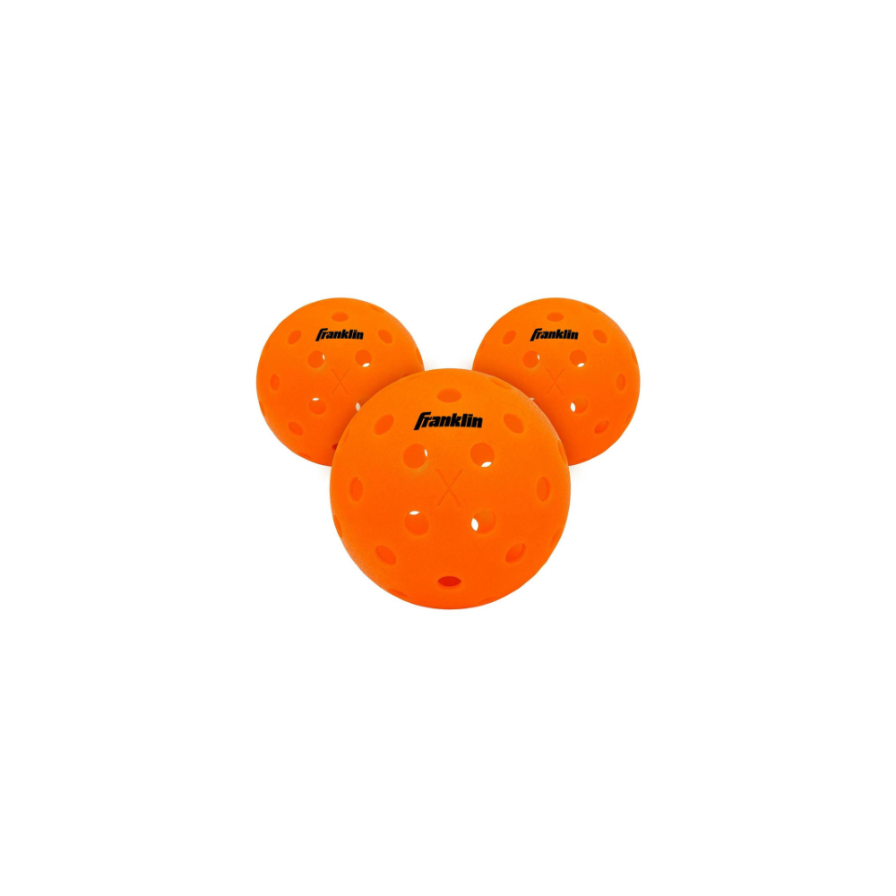 Franklin 52954 X-40 Outdoor Pickleballs - Lava (3 Pack)