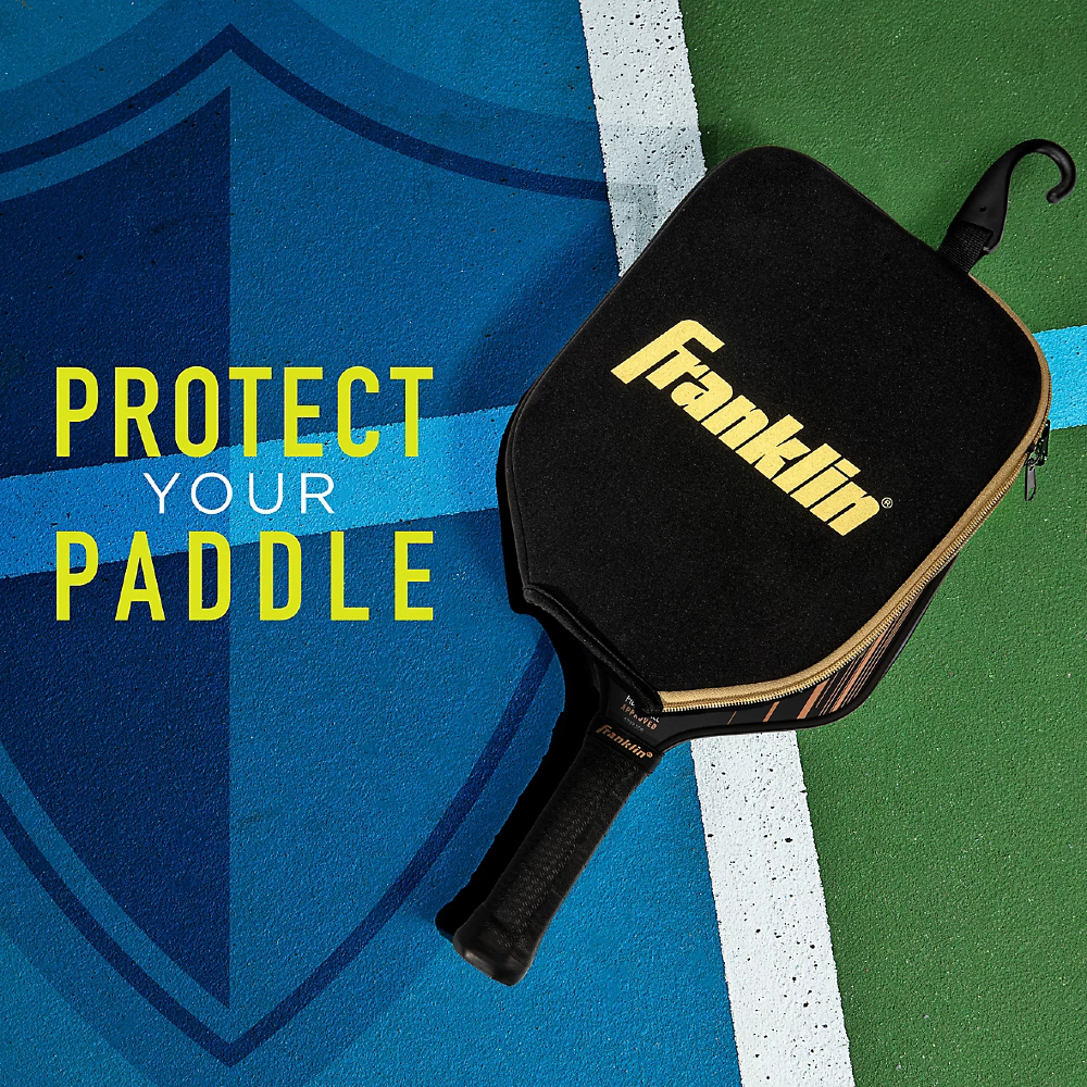 Franklin 52856C3 Pickleball Paddle Cover – Black/Gold