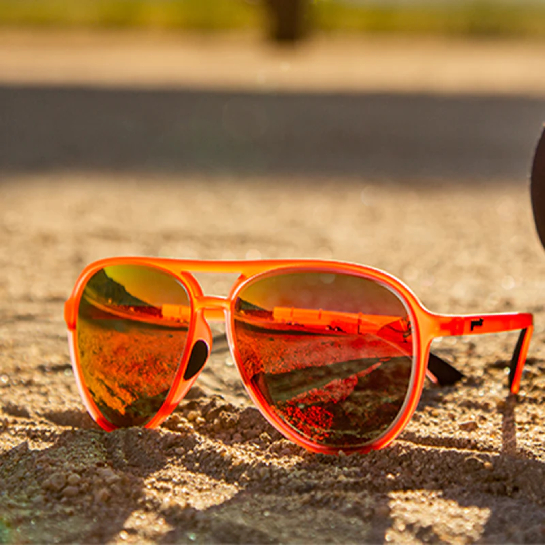 Goodr Captain Blunt's Red-Eye Sunglasses