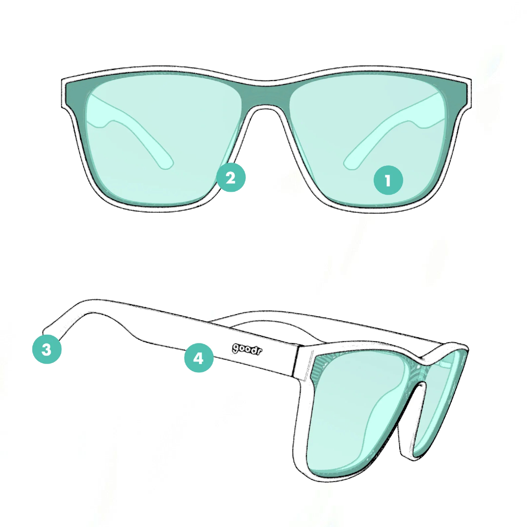 Goodr Naeon Flux Capacitor Sunglasses