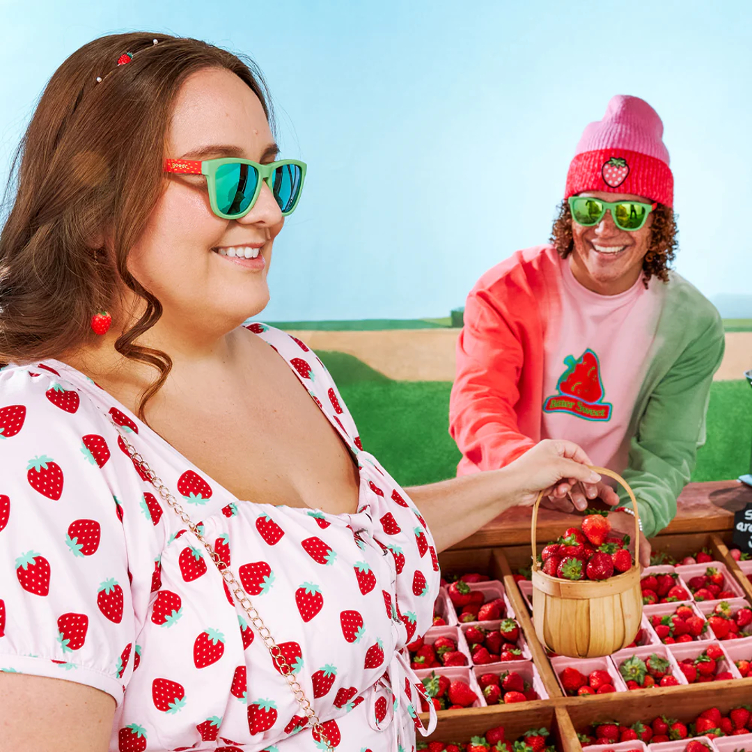 Goodr Strawberries Are My Jam Sunglasses