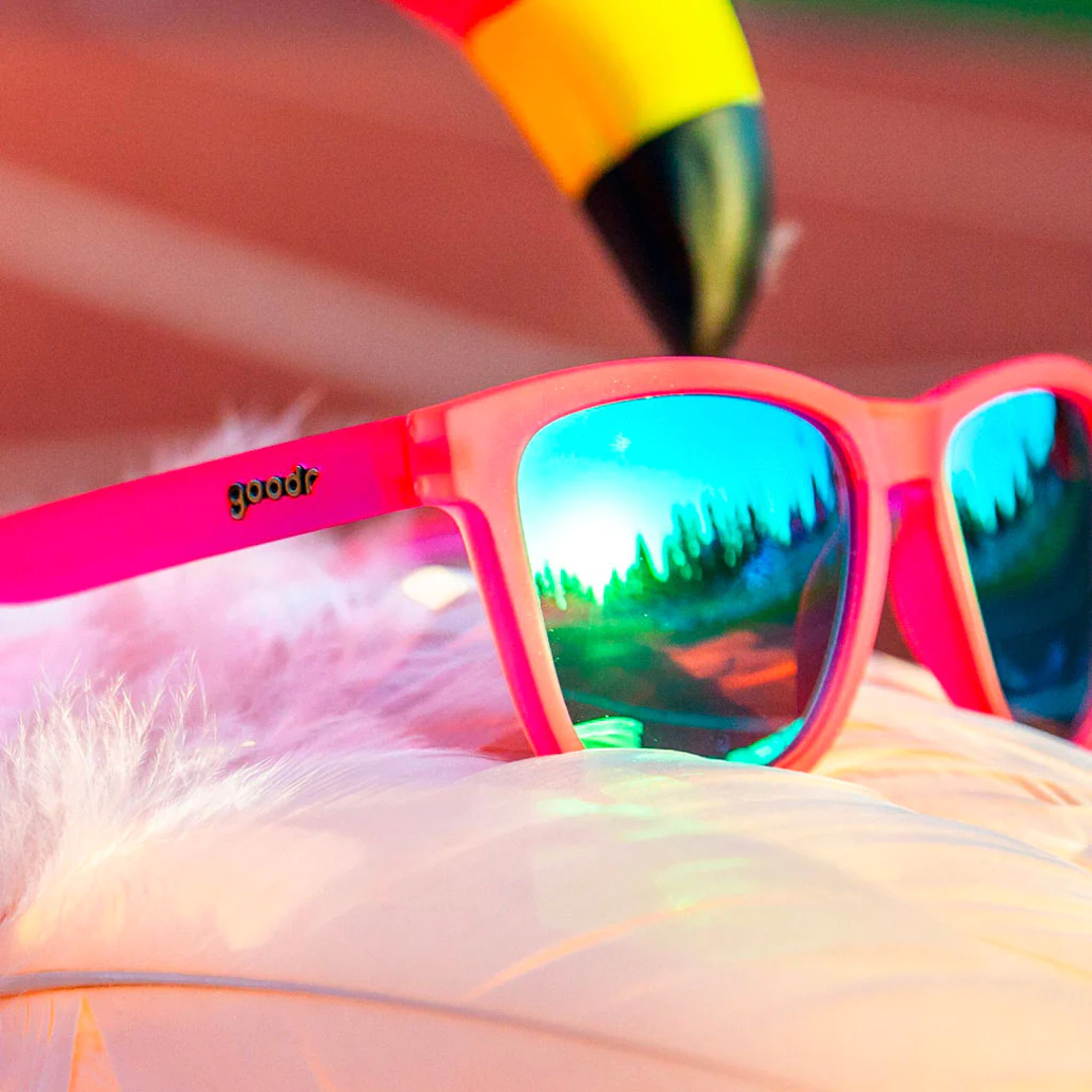 Goodr Do You Even Pistol Flamingo Sunglasses