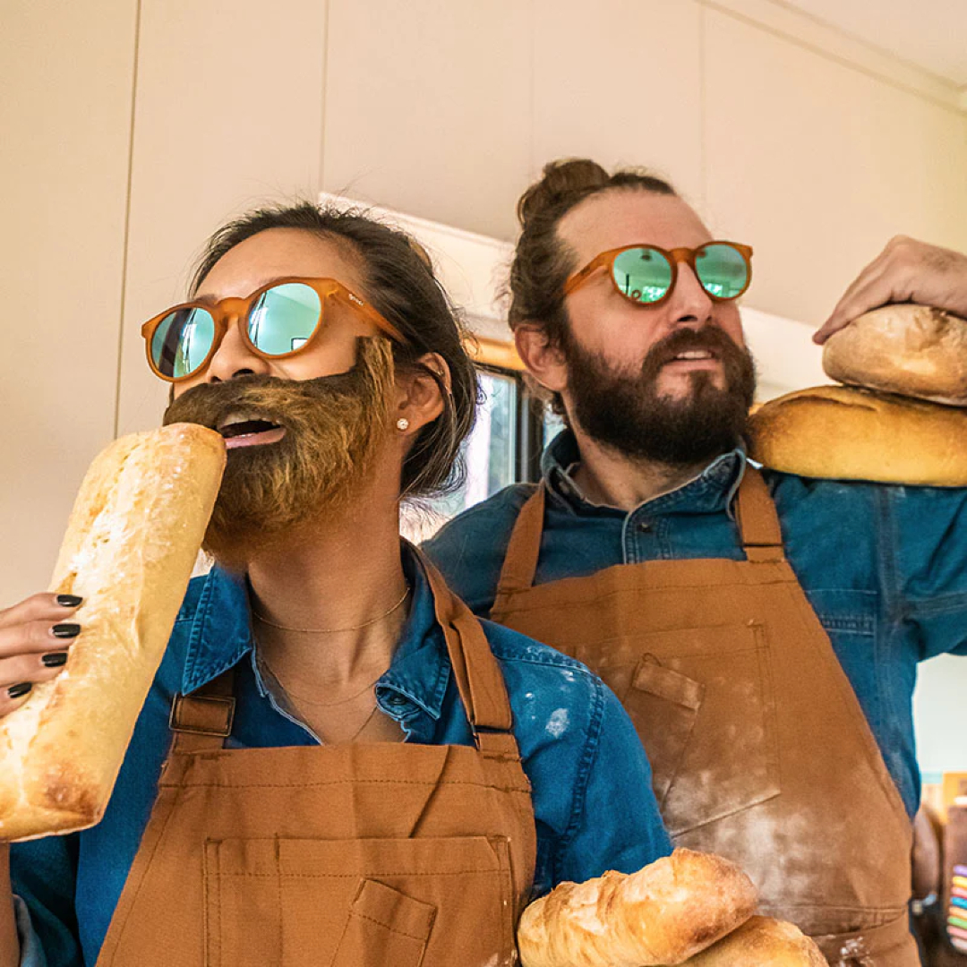 Goodr Freshly Baked Man Buns Sunglasses