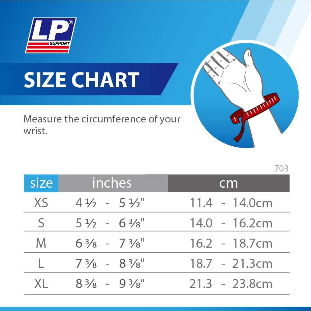 LP Support LP-703 Wrist Support (Small)