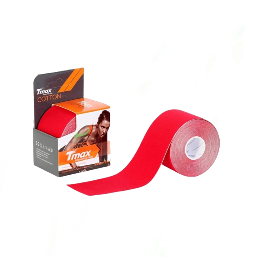 Tmax Cotton Kinesiology Tape 5cm (Red)