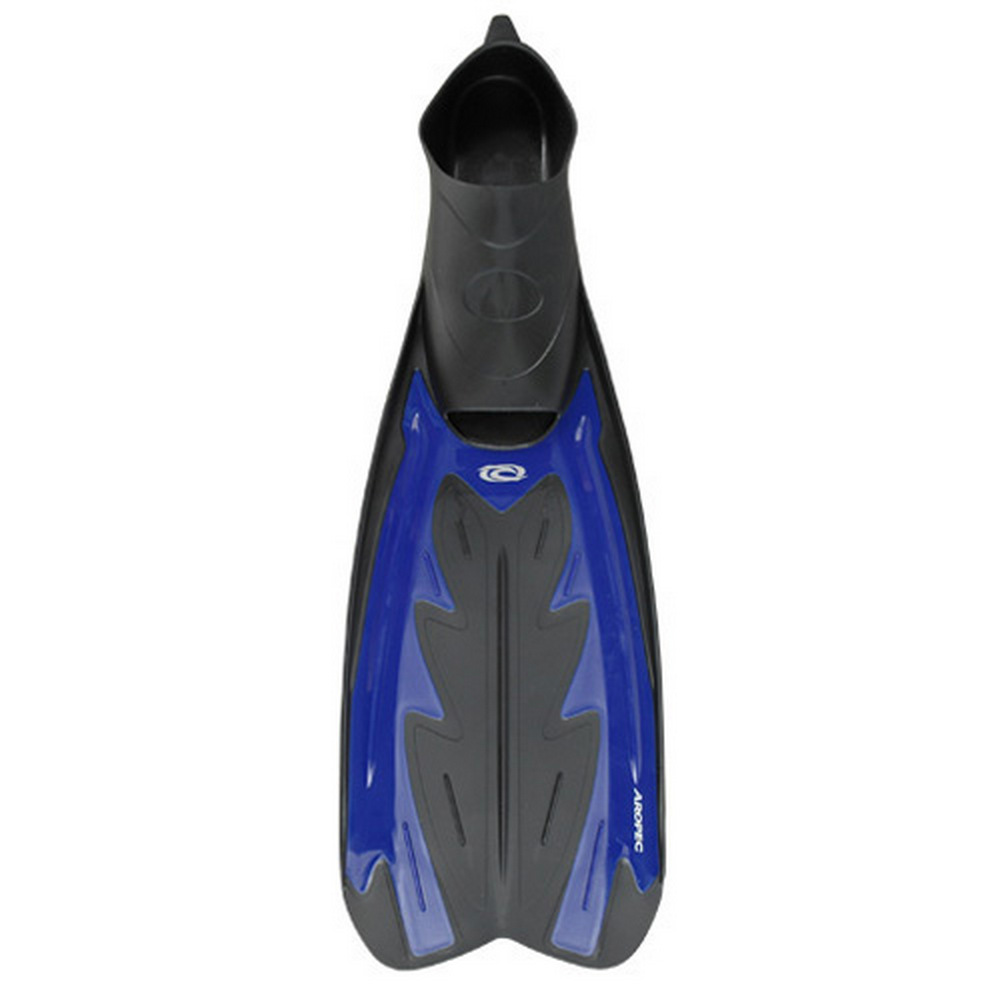 Aropec F-L367-M Close Pocket Plastic Diving Fins - Blue (Medium)