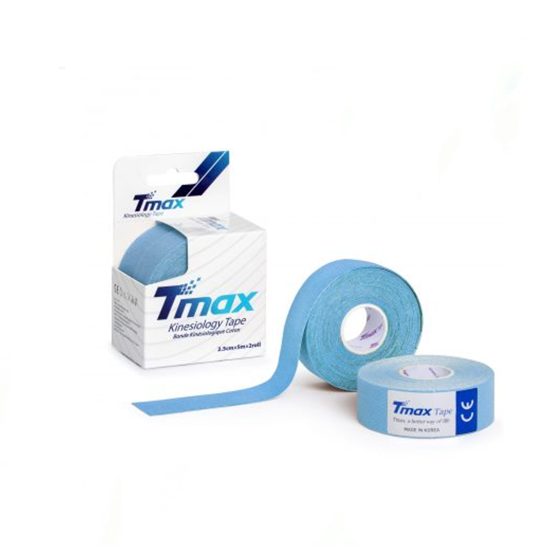 Tmax Cotton Kinesiology Tape 2.5cm (Blue)