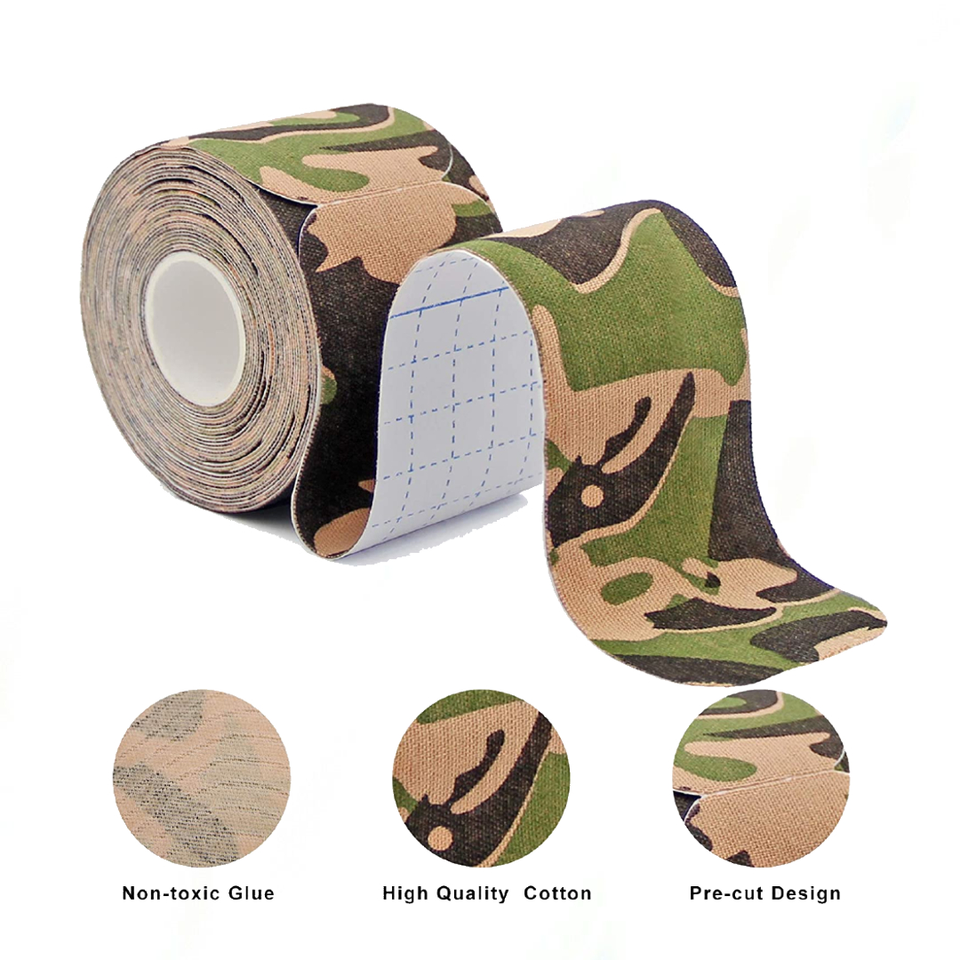 Tmax Pattern Kinesiology Tape 5cm (Camouflage Green)