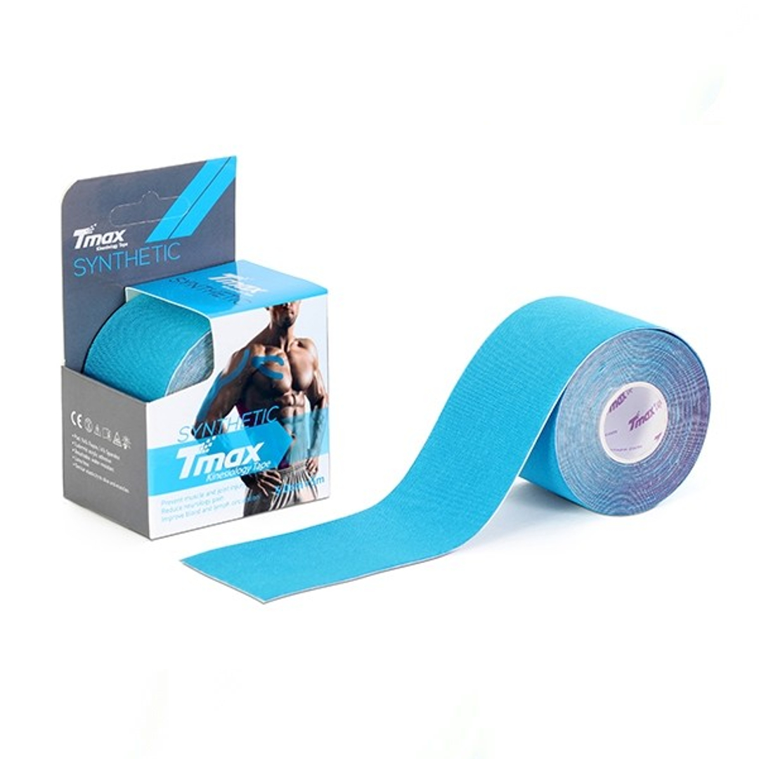 Tmax Rayon Kinesiology Tape 5cm x 5m (Blue)