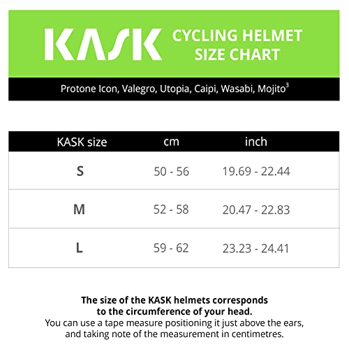 Kask Utopia Aero Road Cycling Helmet - Black/White (L 62)