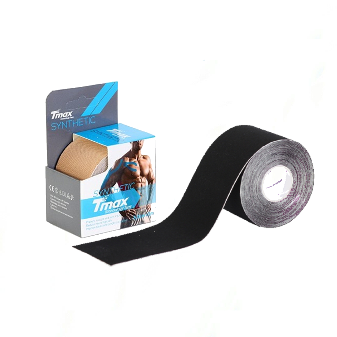 Tmax Rayon Kinesiology Tape 5cm x 5m (Black)