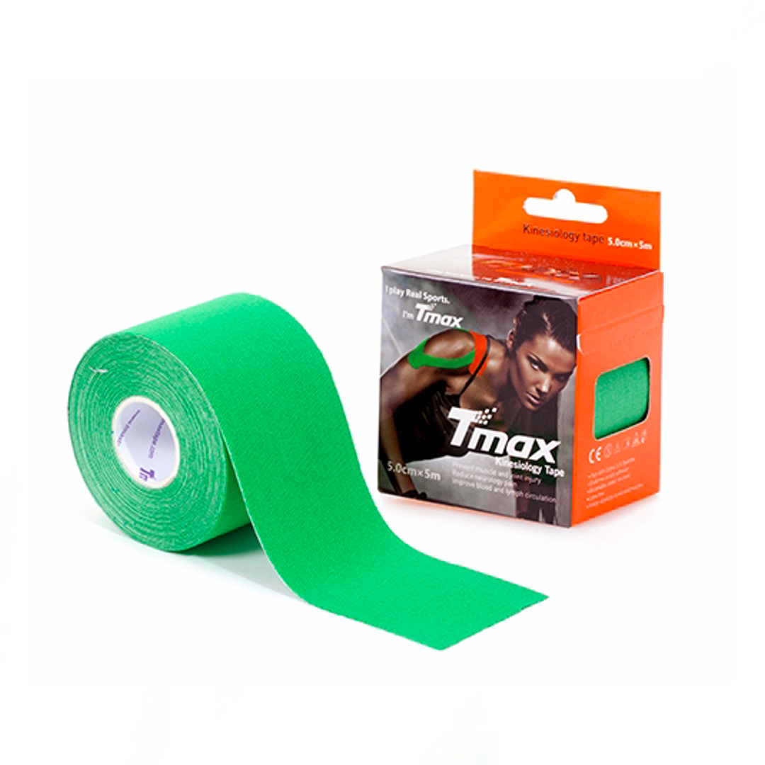 Tmax Cotton Kinesiology Tape 5cm (Green)