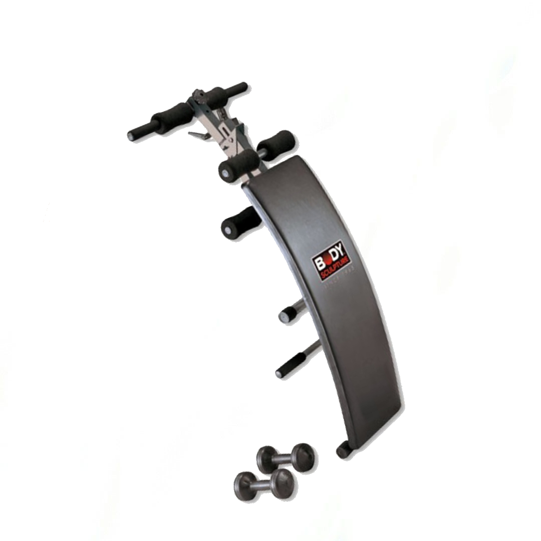 Body Sculpture BSB-510DE-BR Sit Up Bench with 3kg Weights