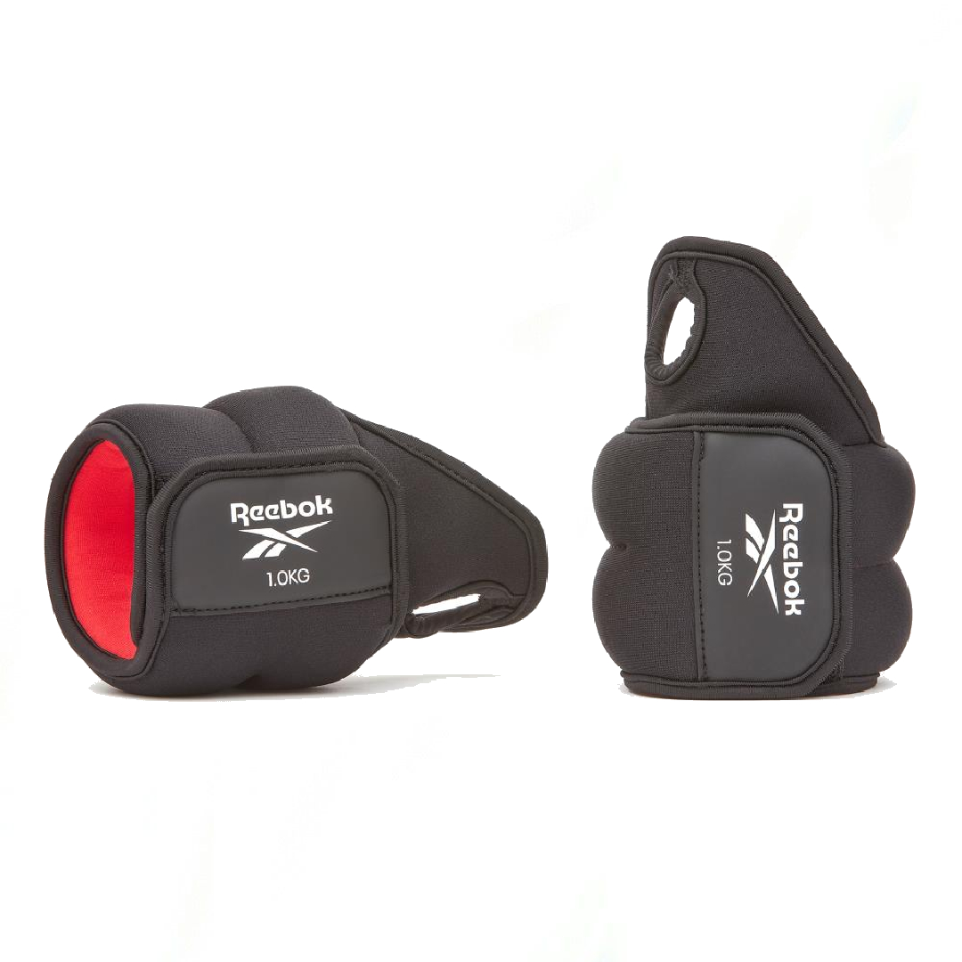 Reebok RAWT-11211 Wrist Weights - 1kg. (Pair)