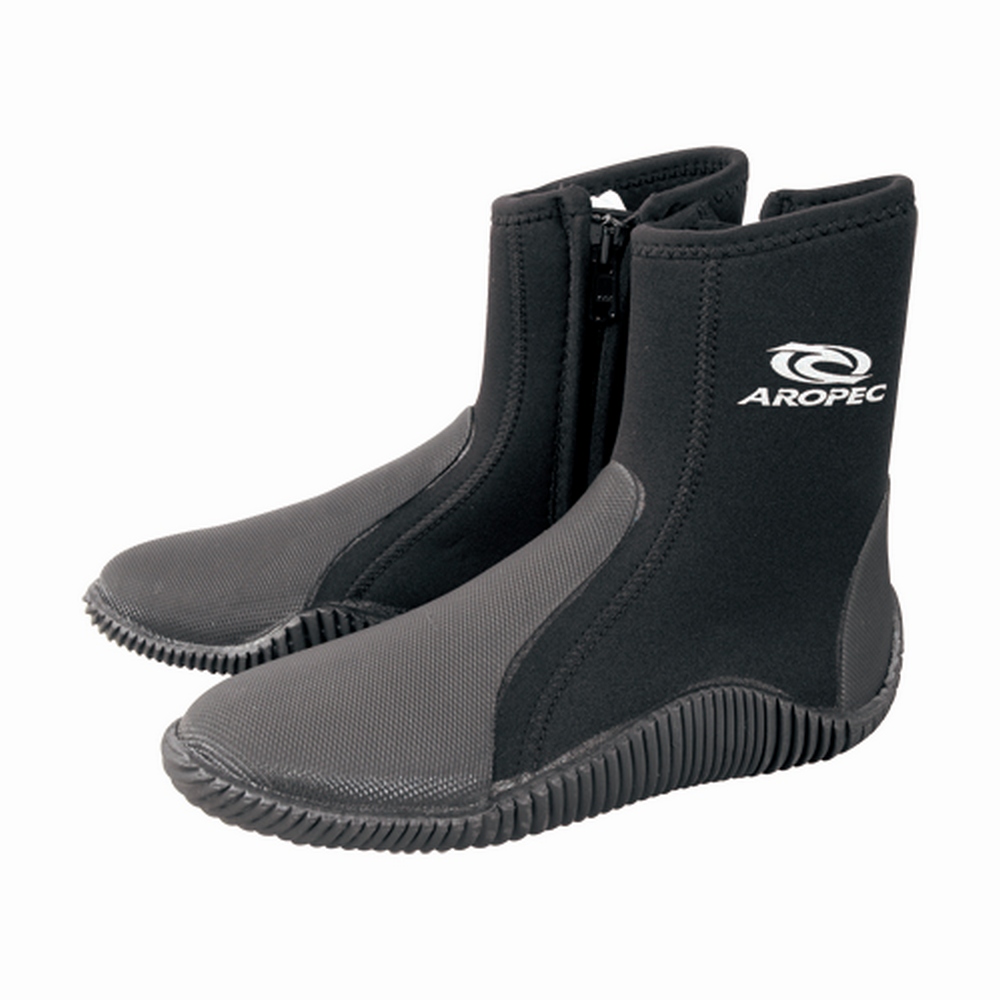 Aropec BT-50U3 5mm Neoprene Zipper Boots - Black (Size 11)