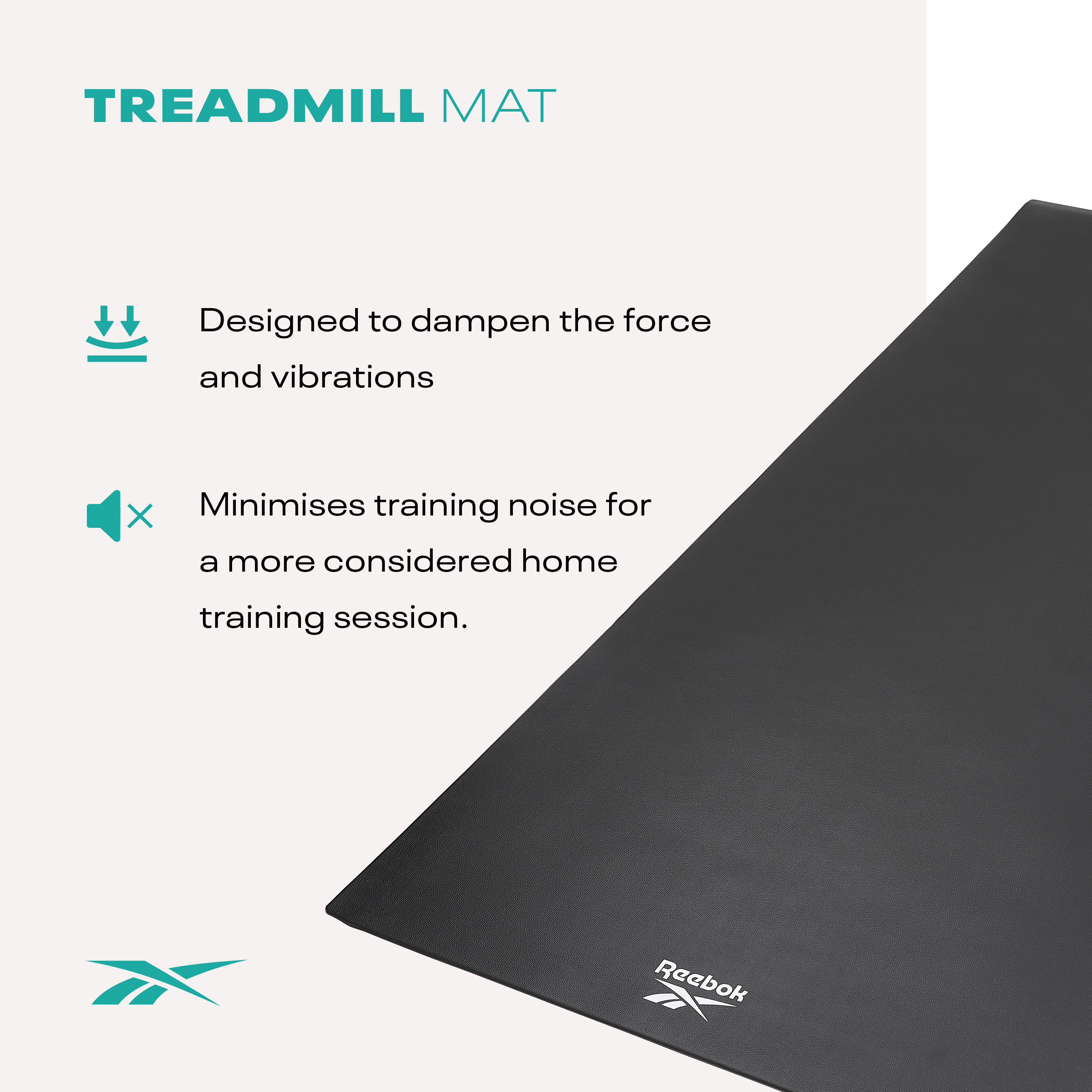 Reebok RAMT-10329-DS Treadmill Mat (Gym Mat)