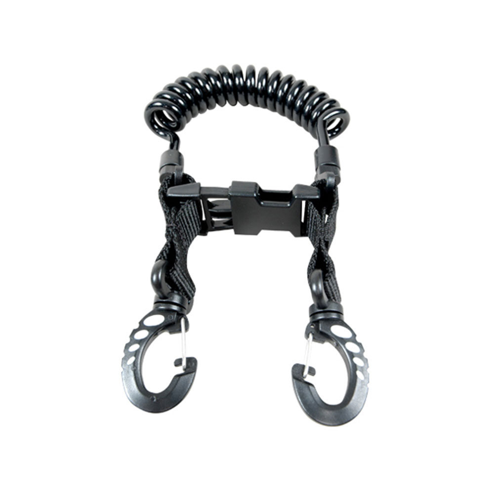 Aropec RSL-2HKB Quick Release Spiral Lanyard