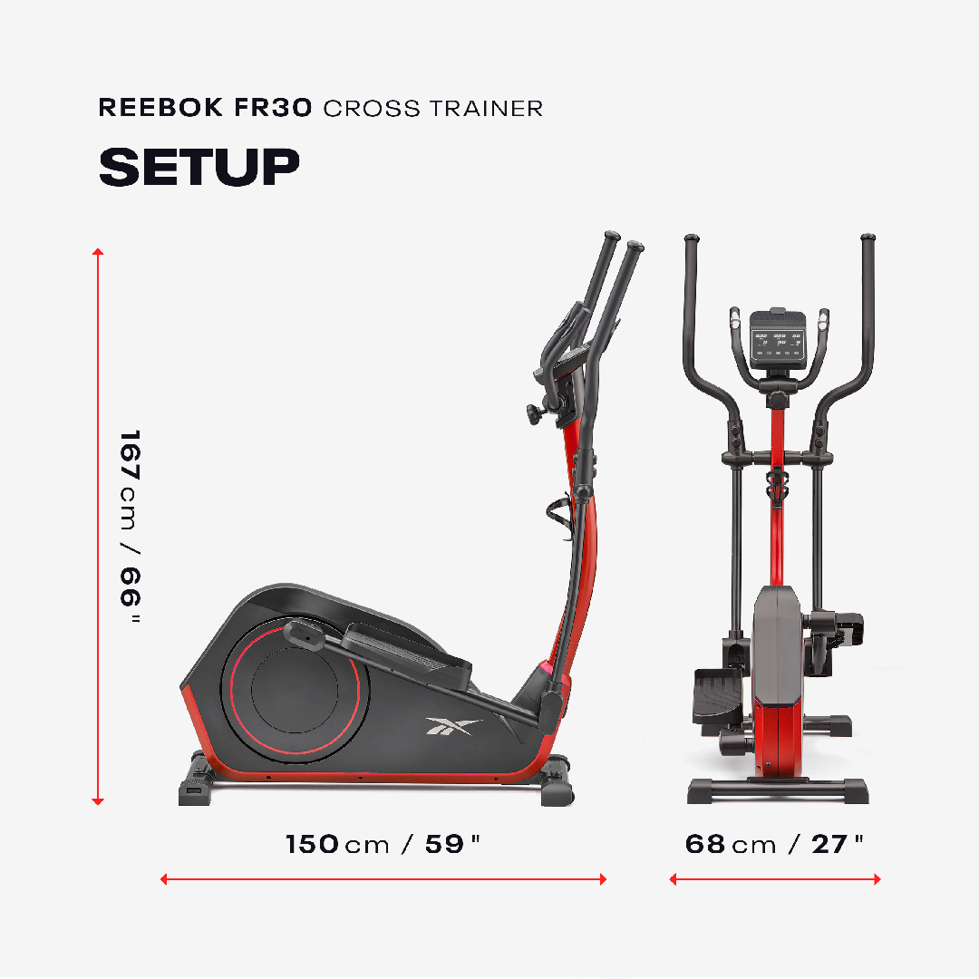 Reebok RVFR-10600RD FR30 Cross Trainer (Red)