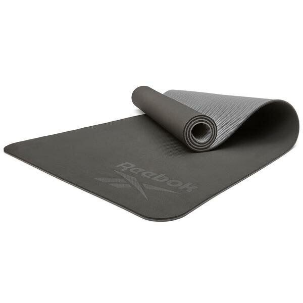 Reebok RAYG-11042BKGR Double Sided Yoga Mat (6mm)