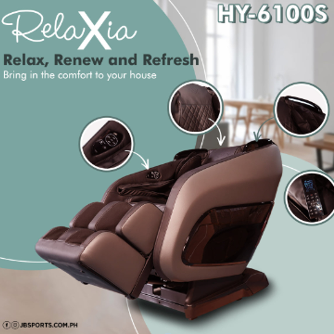 Relaxia HY-6100S Massage Chair Brown