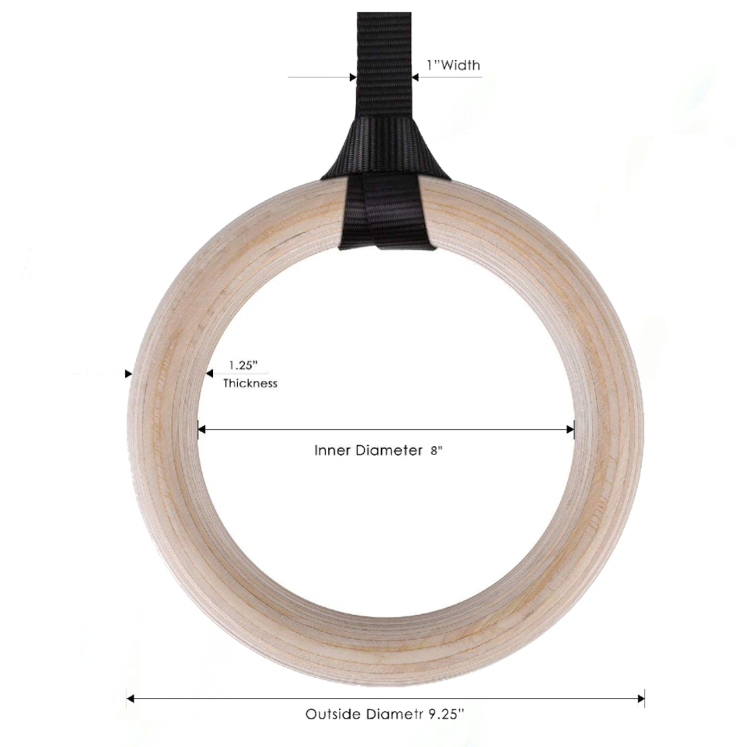 Rising QJ-PU019A Gymnastics Rings