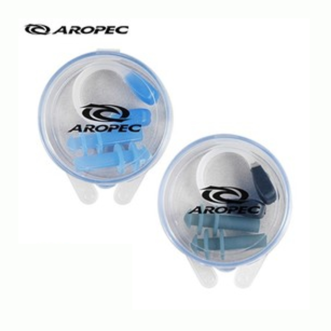 Aropec NC-2 Adult Waterproof / Swimming Ear Plugs and Nose Clip