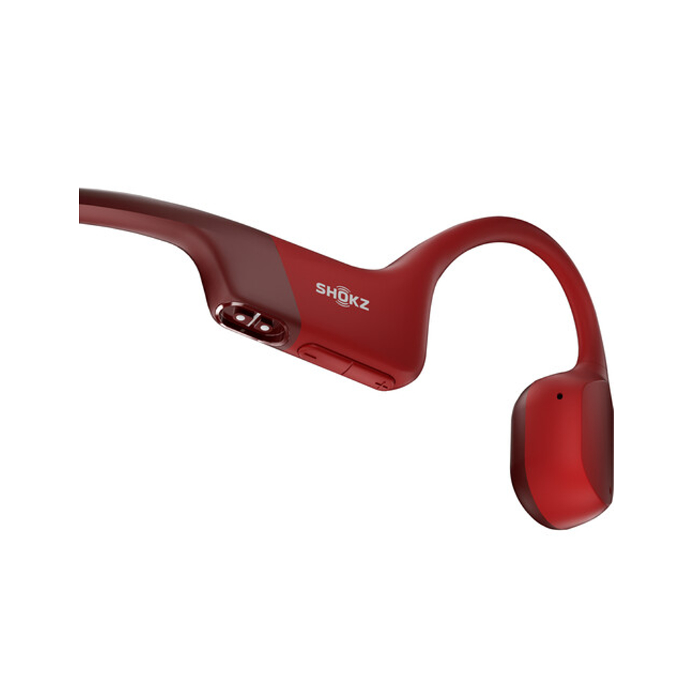 Shokz OpenRun Wireless Open-Ear Headphones - S803rd (Red)